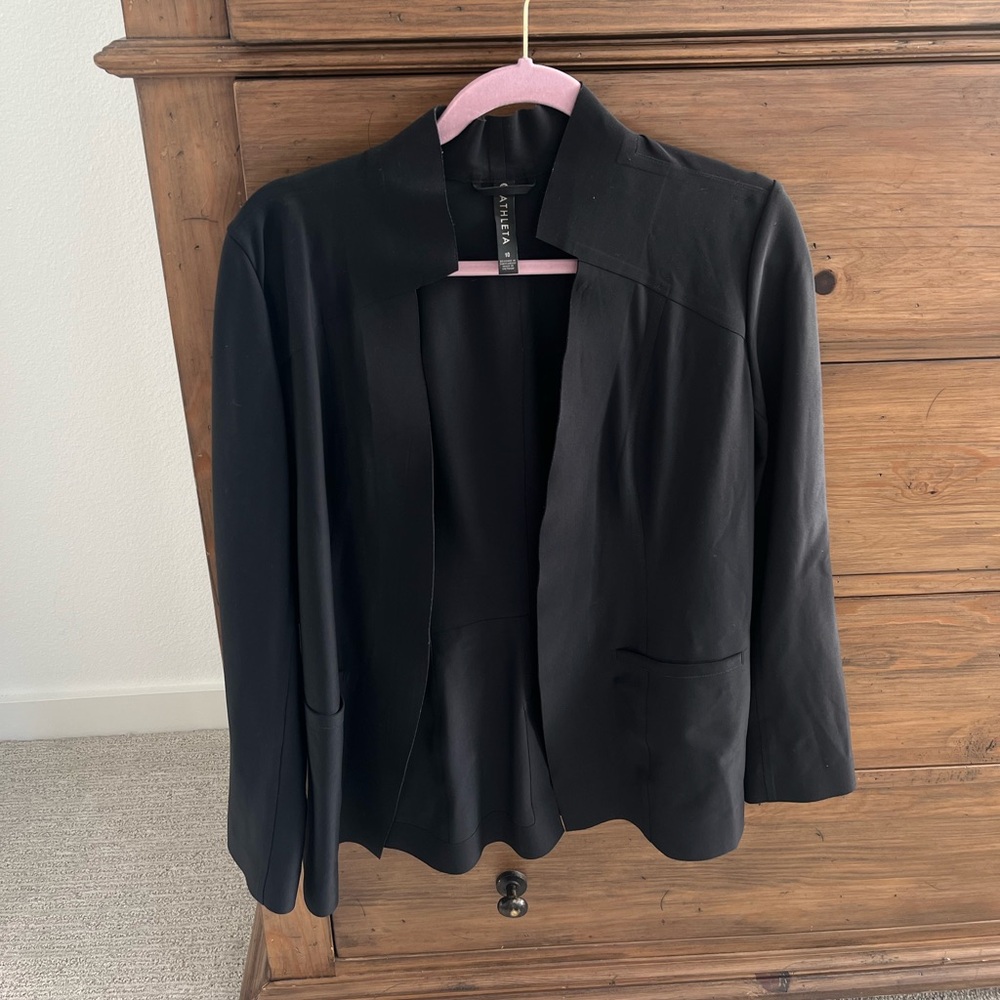 Black, athletic ATHLETA jacket